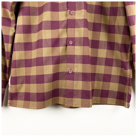 Lululemon Mason’s Peak Flannel in Check Plaid Mini Dark‎ Adobe Frontier - Small - Picture 4 of 8